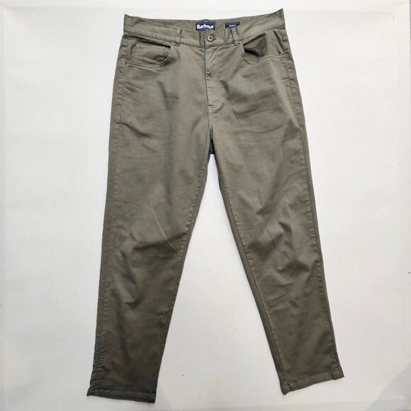 Barbour Washed Stretch Twill Regular Fit Trouser 34R - Picture 7 of 8
